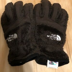 The North Face Fleece Gloves Womens Small Brown